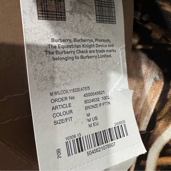 BNWT MENS BURBERRY LONDON SIZE MEDIUM - Picture 8 of 16